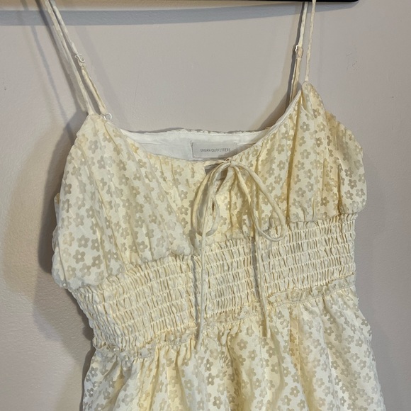 Urban Outfitters Cream Floral Dress Size M - Picture 5 of 7